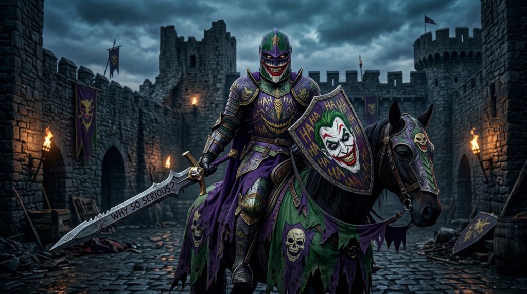 dark knight joker figure