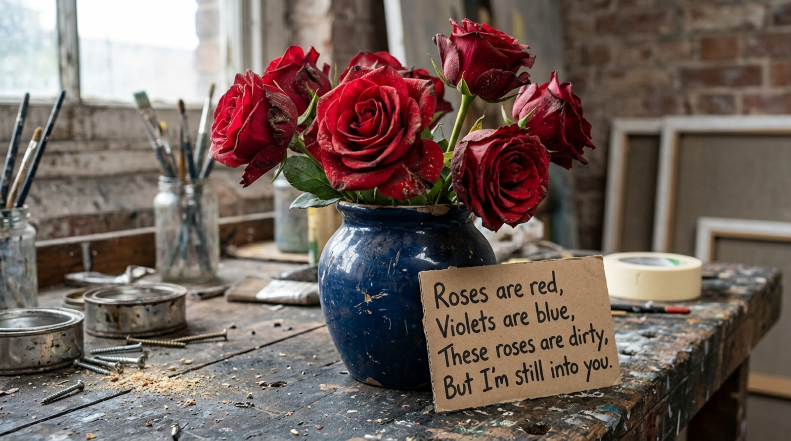 dirty roses are red jokes